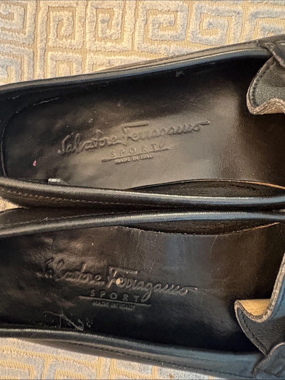Salvatore Ferragamo Black Leather Gancini Bit Loafers - Picture 12 of 14